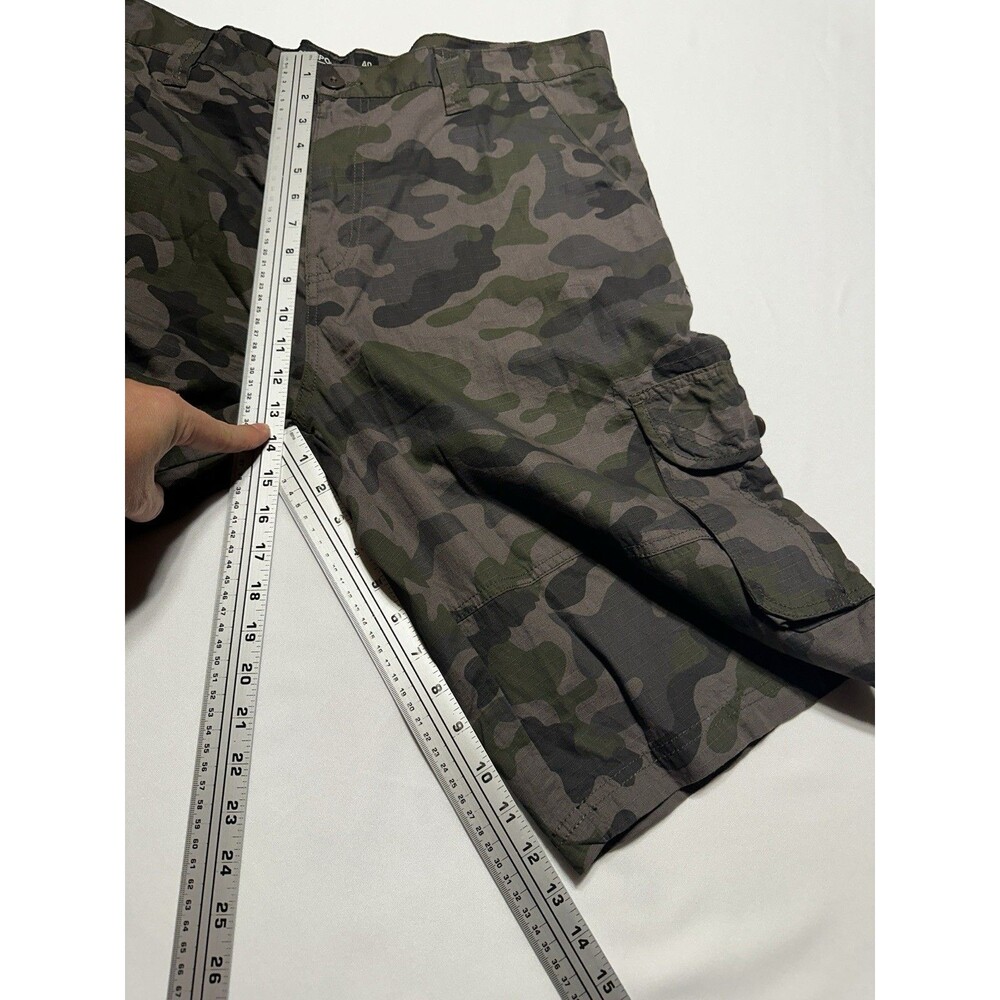 South Pole Cargo Shorts Pockets Camo Camouflage Casual SouthPole Mens Size 40 - Picture 7 of 10